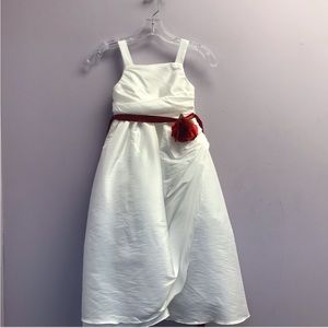 Rose - Style 5112 - Size 4 - Ivory/red